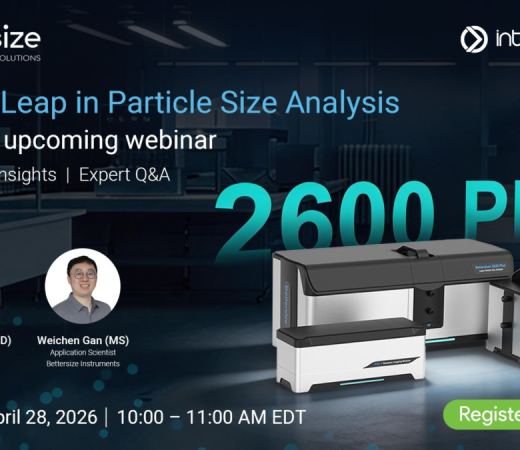 Webinar Gratuito: El Futuro del Análisis de Partículas con el Nuevo Bettersize 2600 Plus